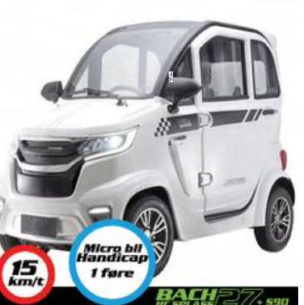 Bach 27 handicapscooter S90 - koster kr 6 at oplade