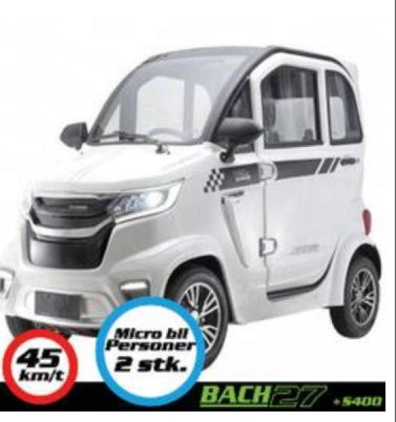 Bach 27 quadricycle S400 Koster kr, 12 at lade op